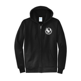 LAKE ALMANOR CHRISTIAN SCHOOL - Port & Co™ Core Fleece Full-Zip Hooded Sweatshirt. PC78ZH