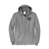 LAKE ALMANOR CHRISTIAN SCHOOL - Port & Co™ Core Fleece Full-Zip Hooded Sweatshirt. PC78ZH