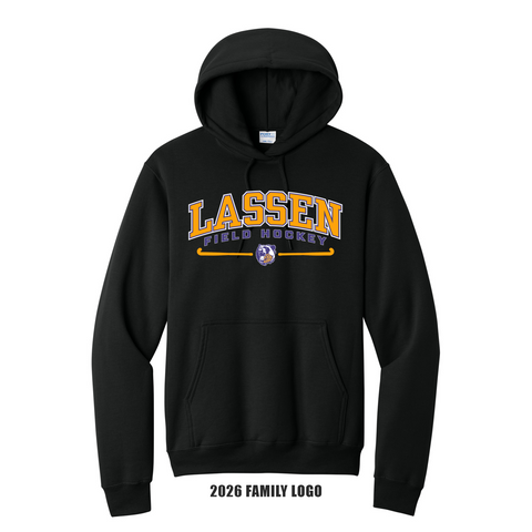 LASSEN FIELD HOCKEY **FUNDRAISER** - PC78H  Port & Co® Core Fleece Pullover Hooded Sweatshirt - 2026 FAMILY DESIGN
