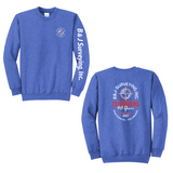 B&J Surveying, Inc. - 40TH ANNIVERSARY - CREW NECK SWEATSHIRT