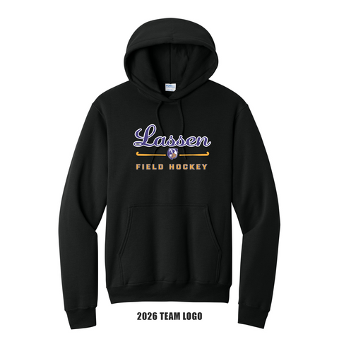 LASSEN FIELD HOCKEY **FUNDRAISER** - PC78H  Port & Co® Core Fleece Pullover Hooded Sweatshirt - 2026 TEAM DESIGN