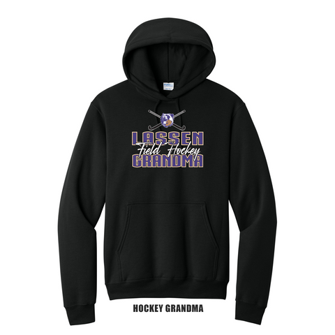 LASSEN FIELD HOCKEY **FUNDRAISER** - PC78H  Port & Co® Core Fleece Pullover Hooded Sweatshirt - HOCKEY GRANDMA