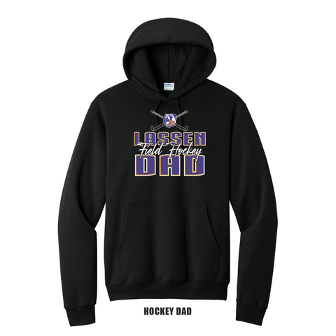 LASSEN FIELD HOCKEY **FUNDRAISER** - PC78H  Port & Co® Core Fleece Pullover Hooded Sweatshirt - HOCKEY DAD