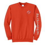 B&J Surveying, Inc. - **NEW** CREW NECK SWEATSHIRT