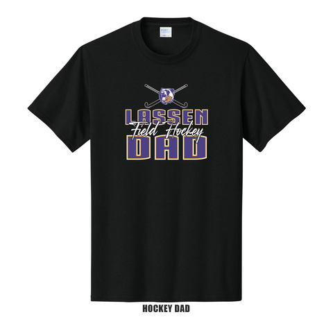 LASSEN FIELD HOCKEY **FUNDRAISER** - PC55 Port & Co® Core Blend Tee - HOCKEY DAD