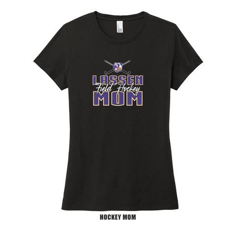 LASSEN FIELD HOCKEY **FUNDRAISER** - District® Women’s Perfect Tri® Tee. DM130L - HOCKEY MOM