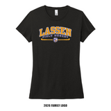 LASSEN FIELD HOCKEY **FUNDRAISER** - District® Women’s Perfect Tri® Tee. DM130L - 2026 FAMILY LOGO