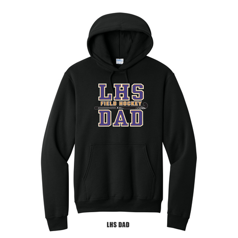 LASSEN FIELD HOCKEY **FUNDRAISER** - PC78H  Port & Co® Core Fleece Pullover Hooded Sweatshirt - LHS DAD