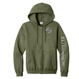 B&J Surveying, Inc. - **NEW** FULL ZIP CORE HOODIE
