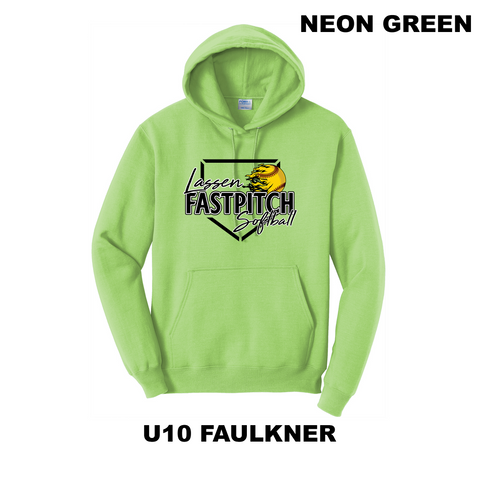 LASSEN YOUTH FASTPITCH SOFTBALL - U10 FAULKNER - HOODIE