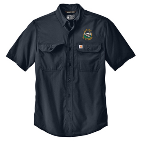 Lassen Hotshots- CT105292 Carhartt Force® Solid Short Sleeve Shirt NAVY