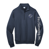 B&J Surveying, Inc. - **NEW** 1/4 ZIP SWEATSHIRT