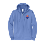 LAKE ALMANOR CHRISTIAN SCHOOL - Port & Co™ Core Fleece Full-Zip Hooded Sweatshirt. PC78ZH