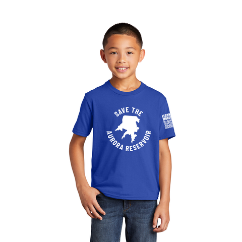 SAVE THE AURORA RESERVOIR - 100% Ringspun Cotton Tee YOUTH