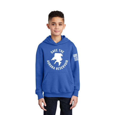 SAVE THE AURORA RESERVOIR - Hooded Sweatshirt YOUTH