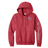 B&J Surveying, Inc. - **NEW** FULL ZIP CORE HOODIE
