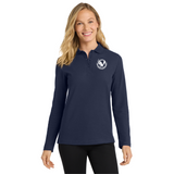 LAKE ALMANOR CHRISTIAN SCHOOL - Port Authority® Silk Touch™ Long Sleeve Polo. K500LS