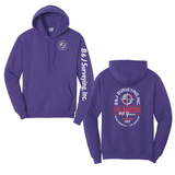 B&J Surveying, Inc. - 40TH ANNIVERSARY - HOODED SWEATSHIRT *YOUTH*