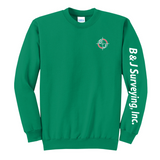 B&J Surveying, Inc. - **NEW** CREW NECK SWEATSHIRT