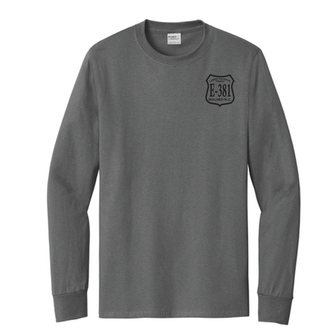LASSEN NF ENGINE 381 - Port & Co Long Sleeve Essential Tee PC61LS