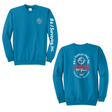 B&J Surveying, Inc. - 40TH ANNIVERSARY - CREW NECK SWEATSHIRT