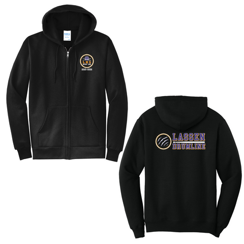 LASSEN DRUMLINE - FUNDRAISER - Full Zip Hoodie