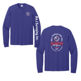 B&J Surveying, Inc. - 40TH ANNIVERSARY - LONG SLEEVE T-SHIRT - LADIES