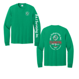 B&J Surveying, Inc. - 40TH ANNIVERSARY - LONG SLEEVE T-SHIRT - LADIES