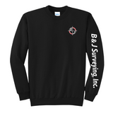 B&J Surveying, Inc. - **NEW** CREW NECK SWEATSHIRT