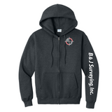 B&J Surveying, Inc. - **NEW** FULL ZIP CORE HOODIE
