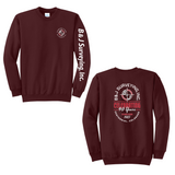B&J Surveying, Inc. - 40TH ANNIVERSARY - CREW NECK SWEATSHIRT