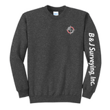 B&J Surveying, Inc. - **NEW** CREW NECK SWEATSHIRT
