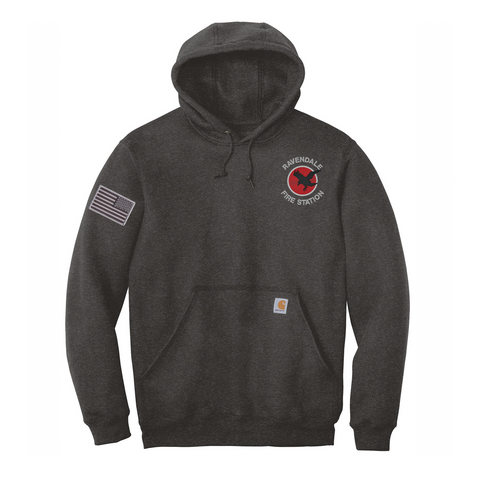 Ravendale Fire Station - CTK121 Carhartt ® Midweight Hooded Sweatshirt - Charcoal