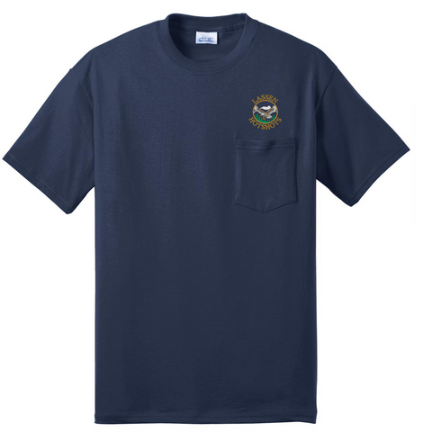 Lassen Hotshots - PC600P Port & Company® Bouncer Pocket Tee