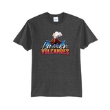 LASSEN VOLCANOES SWIM TEAM - PC55  Port & Co™ Core Blend Tee - DARK HEATHER GRAY