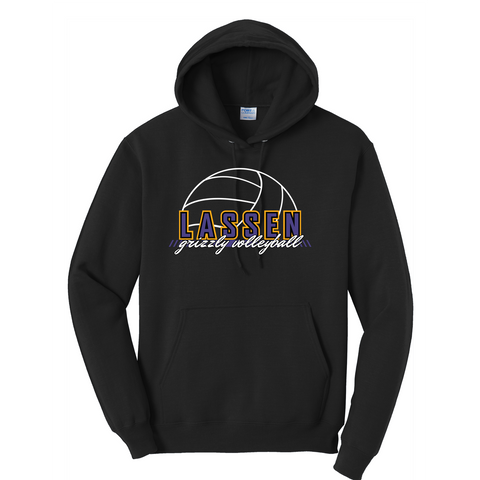 LHS VOLLEYBALL - HOODIE - BLACK