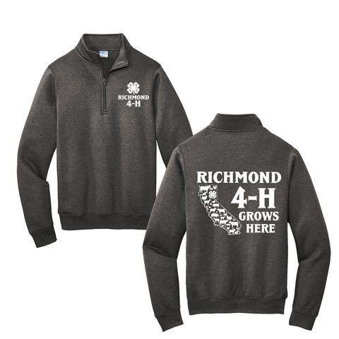 Richmond 4-H -  Quarter Zip Sweatshirt