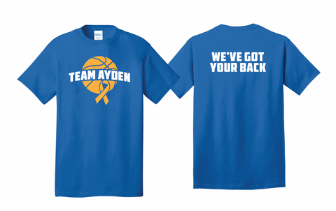 TEAM AYDEN - CANCER FUNDRAISER - Port & Co™ Core Cotton Tee. PC54