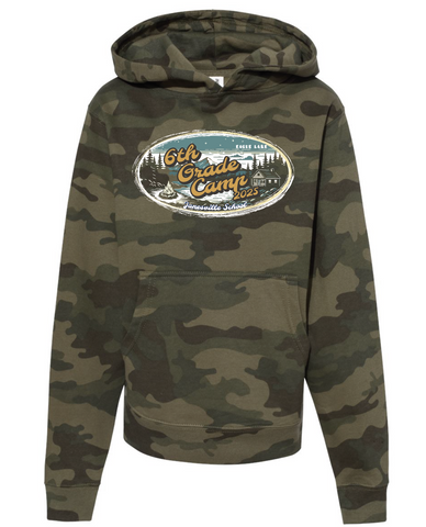 JANESVILLE SCHOOL - 6TH GRADE CAMP - CAMO HOODIE