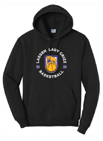 LASSEN LADY GRIZZ BASKETBALL - Core Fleece Hoodie
