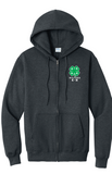 MILFORD 4-H - Full Zip Hooded Sweatshirt