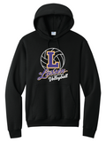 LHS VOLLEYBALL - HOODIE - BLACK