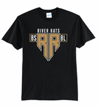 RIVER RATS BASEBALL - PC55  Port & Co® Core Blend Tee