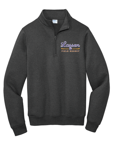 LHS FIELD HOCKEY - 1/4 ZIP - DARK HEATHER GRAY