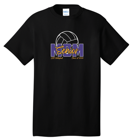 LHS VOLLEYBALL  - PC455 Port & Co™ Fan Favorite™ Blend Tee - SENIOR MOM