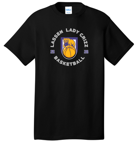 LASSEN LADY GRIZZ BASKETBALL -  T-SHIRT
