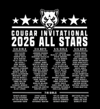 COUGAR INVITATIONAL BASKETBALL GAME - 2026 ALL STARS - Port & Co™ Core Cotton Tee. PC54
