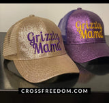 EMBROIDERED GLITTER HAT