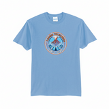 LASSEN VOLCANOES SWIM TEAM - PC55  Port & Co™ Core Blend Tee - LIGHT BLUE