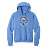 LASSEN VOLCANOES SWIM TEAM - PC78H  Port & Co™ Core Fleece Pullover Hooded Sweatshirt - NEW CIRCLE LOGO